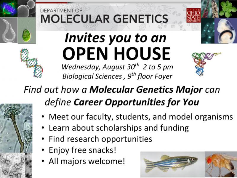 Molecular Genetics Open House 2017