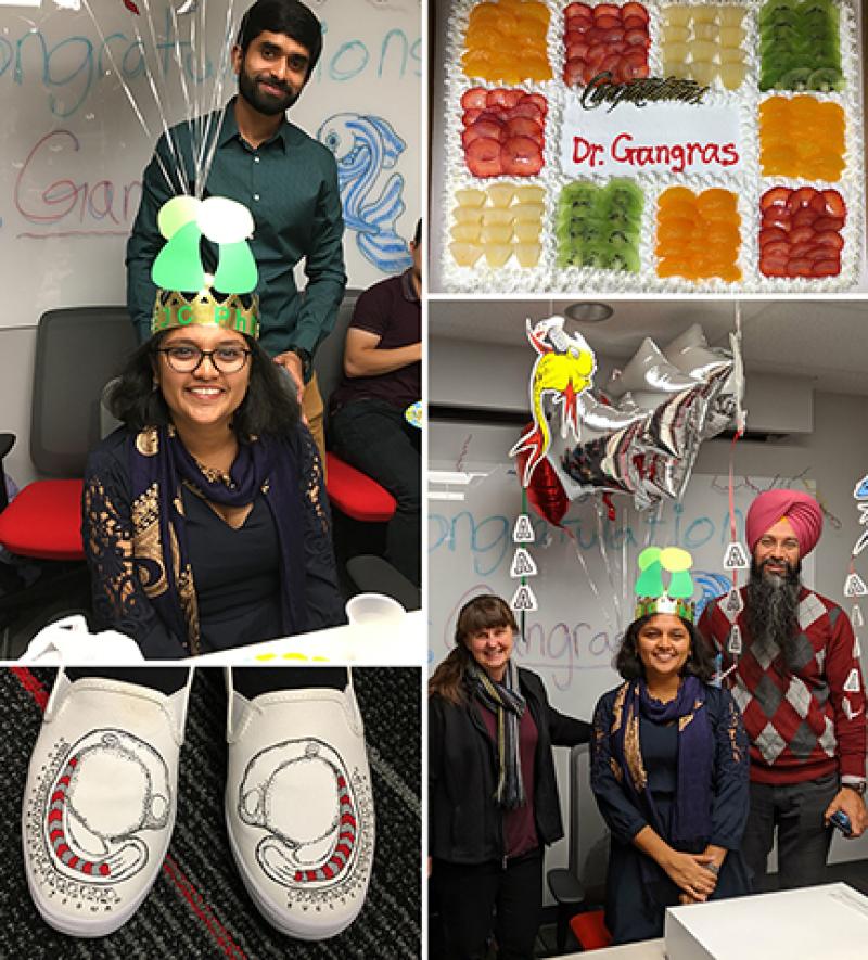 Pooja's Post Defense Party
