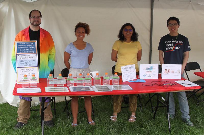 WestFest Zebrafish CRISPR booth