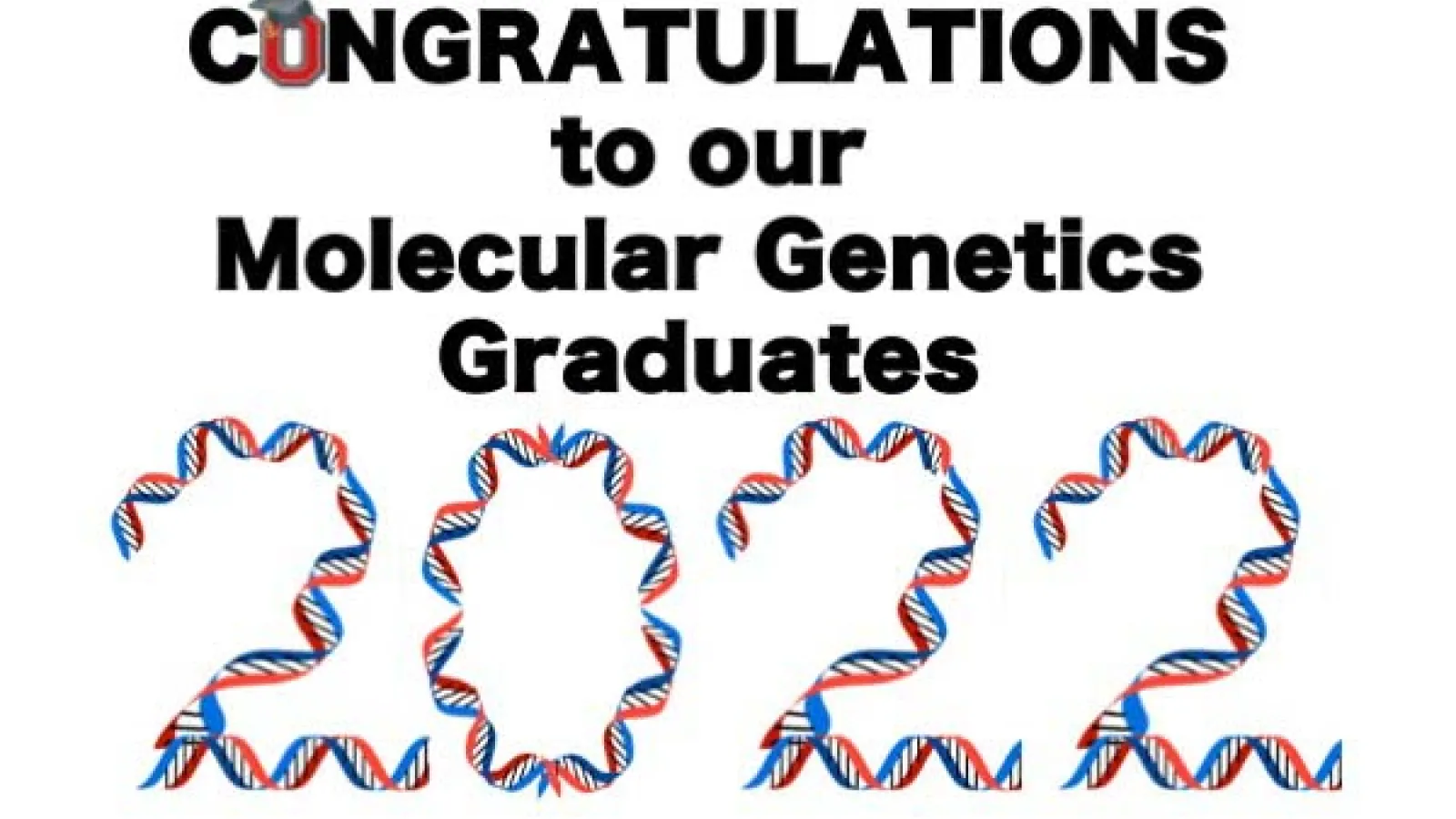 congratulatory image to the graduates of 2022