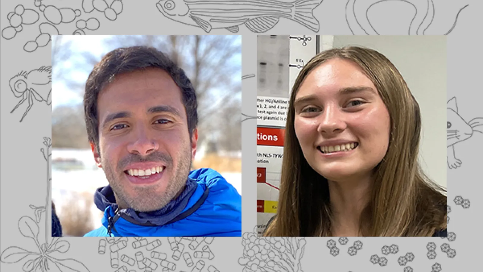 Marcos Corchado Sonera and Gabriella Proctor