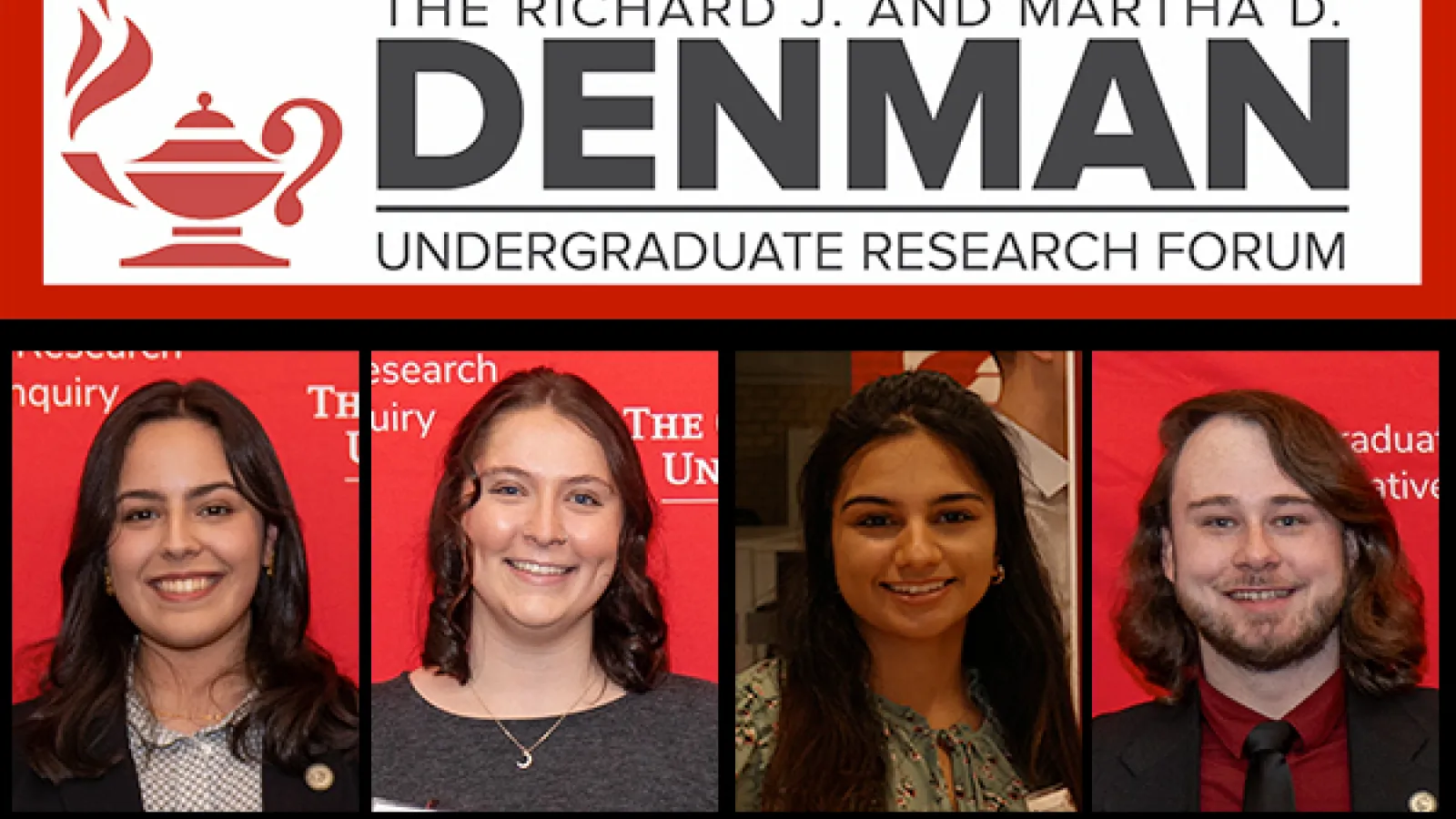 Molecular Genetics Undergraduates win honors at Denman