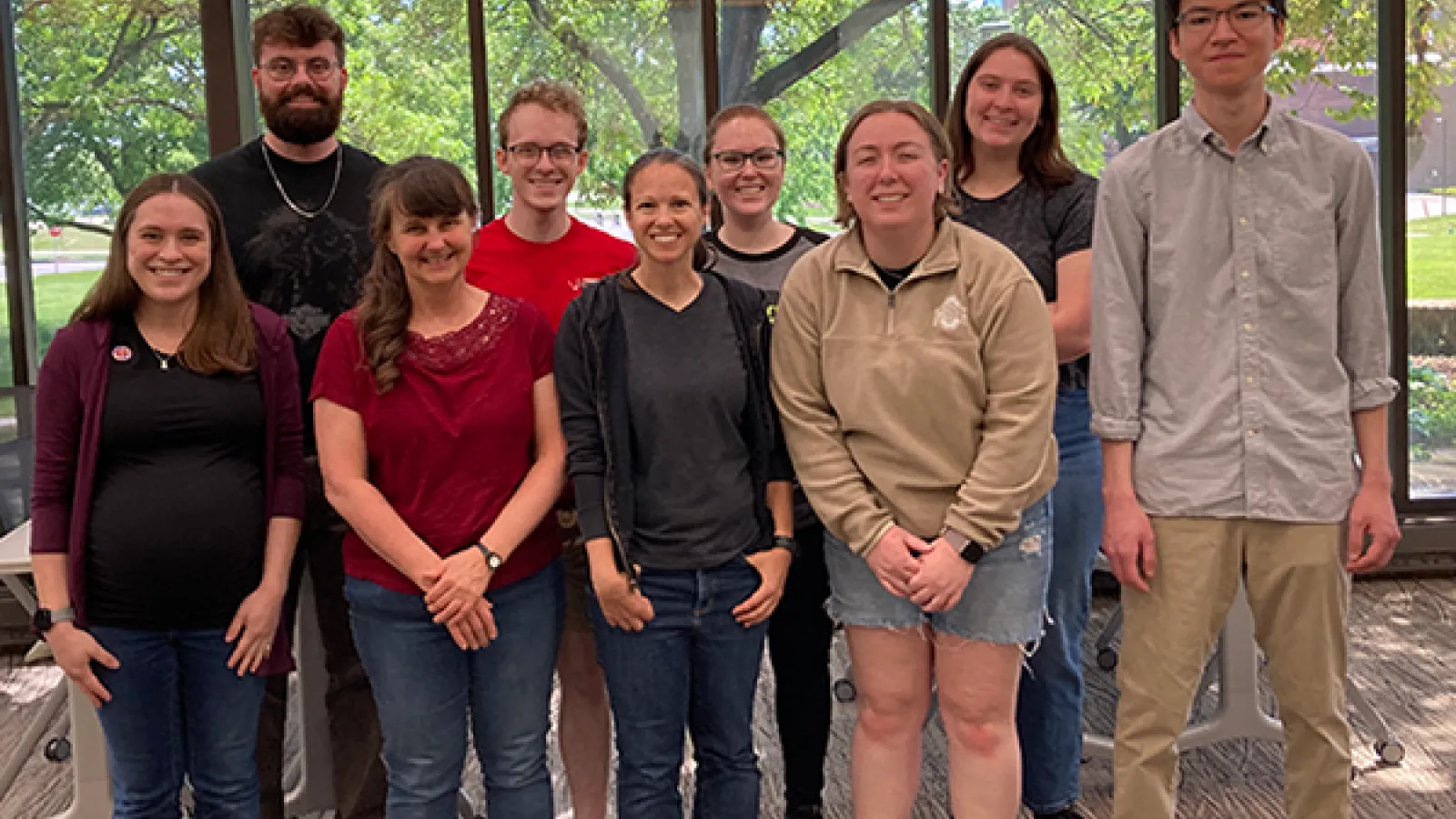 Picture of Amacher Lab Members who participated in BioEYES field trips in May 2024
