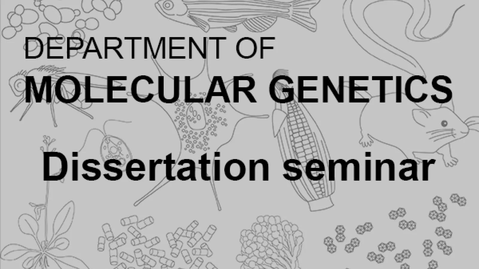 Dissertation seminar logo