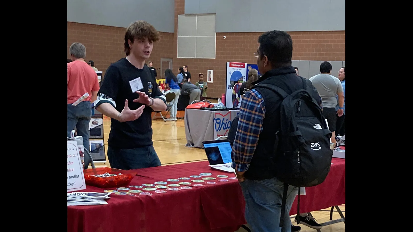 Chatting with visitors