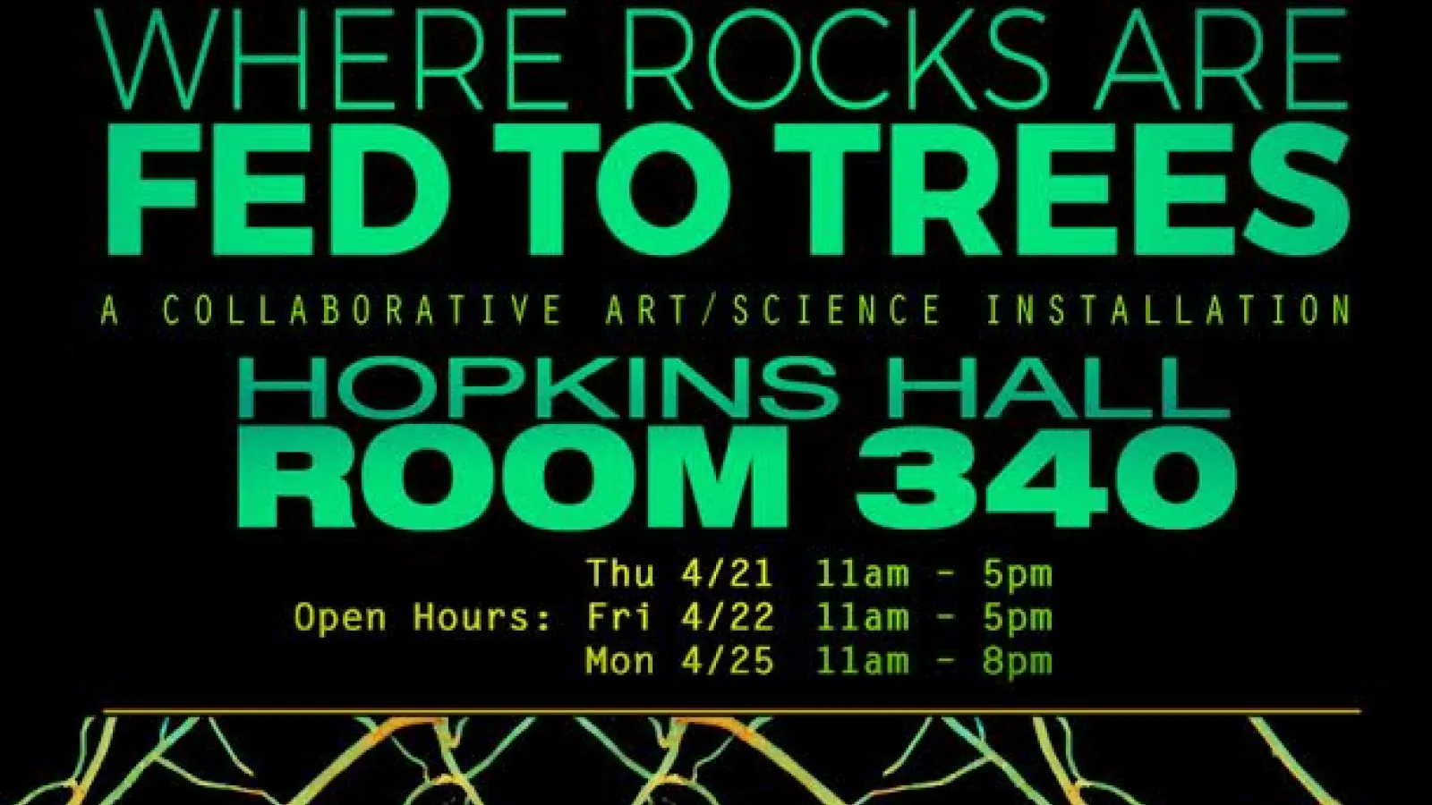 Where Rocks Are Fed To Trees Flier