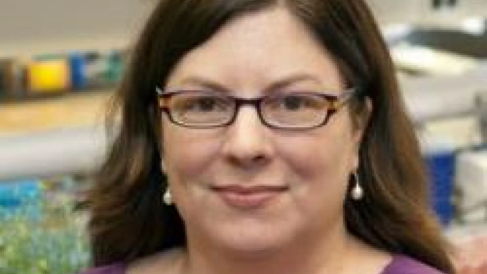 Dr. Lamb in her lab
