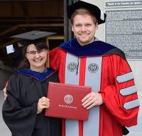 Kiel and Sharon at 2019 Graduation