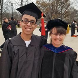 Aniki and Sharon at Graduation 2019