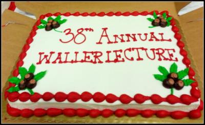 38th Waller Lecture Cake