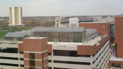 Picture of Green House from the Wexner Medical center.
