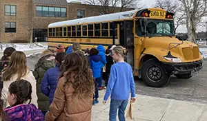 Barrington Elementary School students