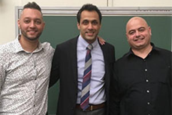 Amit Sharma with Aman Husbands and Ruben Petreaca