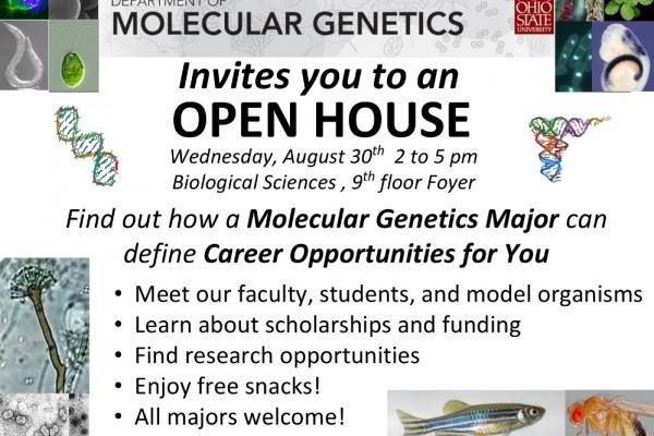 Molecular Genetics Open House 2017