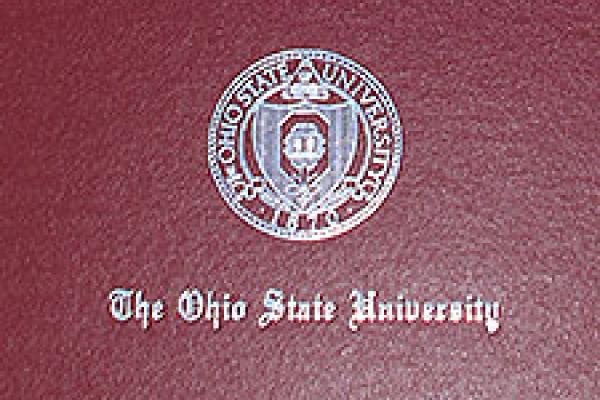 OSU diploma cover