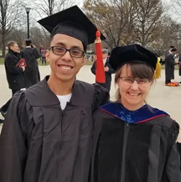 Aniki and Sharon at Graduation 2019