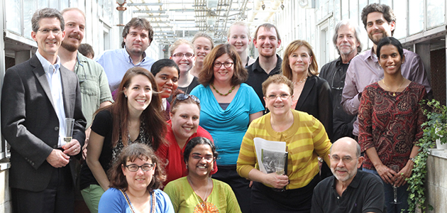 Group at Waller Greenhouse Dedication