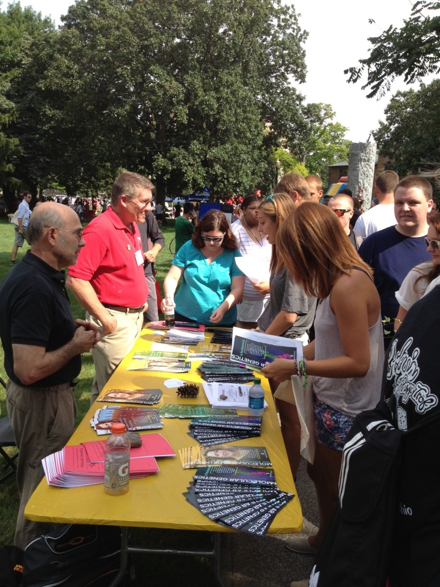 OSU MG Faculty at the 2013 OSU Student Involvement Fair.
