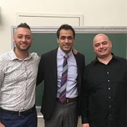 Amit Sharma with Aman Husbands and Ruben Petreaca Amit Sharma with Aman Husbands and Ruben Petreaca