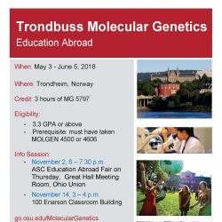 Trondbuss Molecular Genetics - Education Abroad Trondbuss Molecular Genetics - Education Abroad